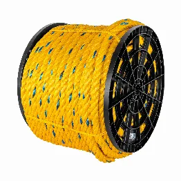 Kilo de cuerda amarilla de polipropileno 25 mm, rollo 30 kg, Foto 1 Torokoto
